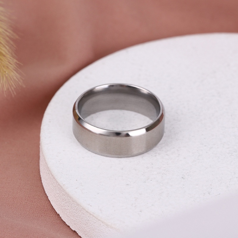 Nhẫn titan nam Bằng Thép Không Gỉ Cao Cấp