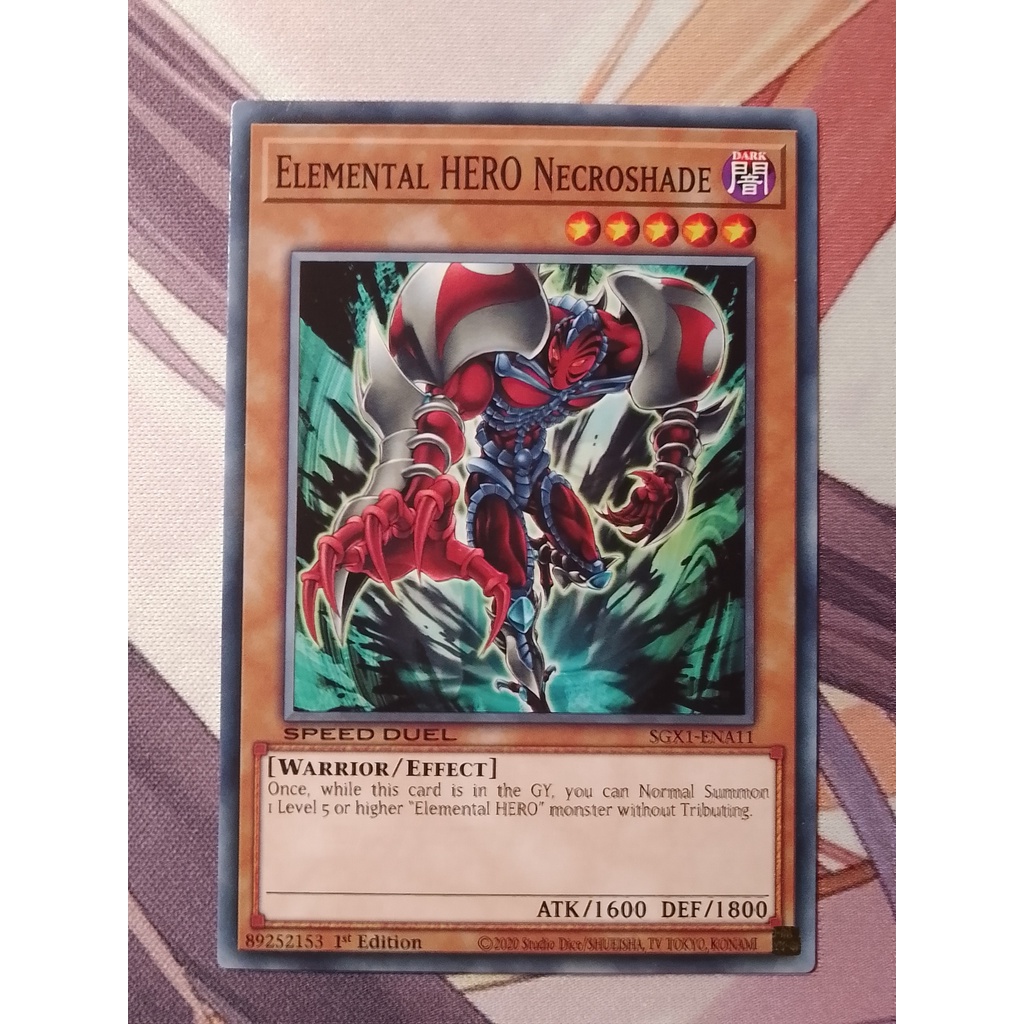 Thẻ Bài Yugioh: Elemental HERO Necroshade SGX1-ENA11