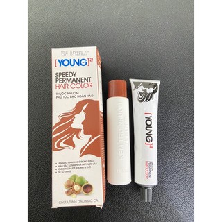 Màu Nhuộm Phủ Tóc Bạc 100% ( Màu Đen - Nâu Hạt Dẻ - Nâu Đồng)