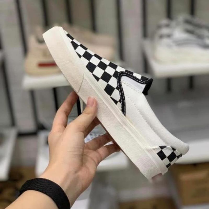 Giầy  ⚡𝐕𝐚𝐧𝐬 Lười Karo Cho ⚡ [ Nam &amp; Nữ ] - Sneaker Vans Mới Nhất
