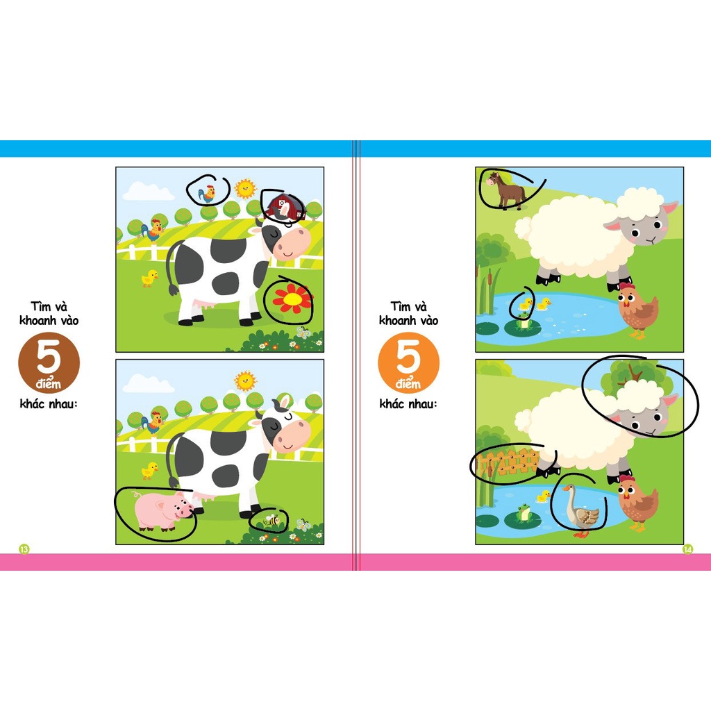Bộ sách Trò chơi phát triển trí tuệ - Viết xóa được (dành cho trẻ từ 2-6 tuổi) (4 cuốn + tặng 2 bút) - Wipe Clean
