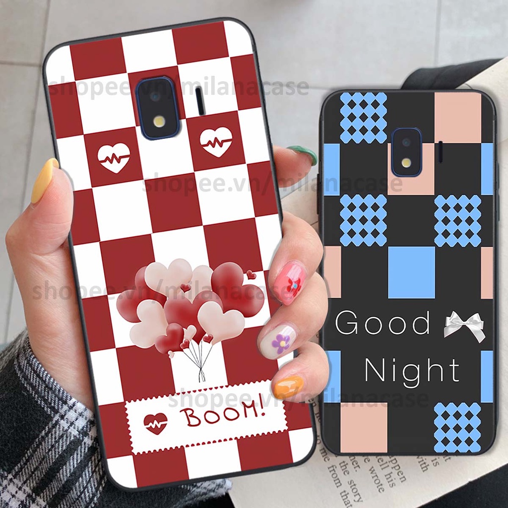 Ốp Samsung J2 Pro / J2 Core caro họa tiết nhiều màu sắc siêu đẹp thời trang cá tính