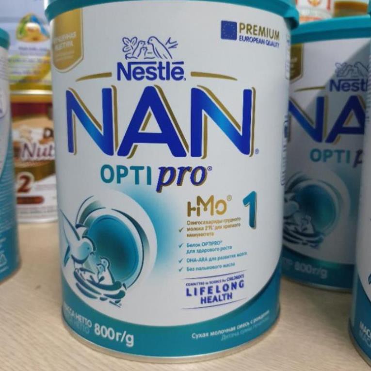 [Đóng thùng carton+Chèn xốp] Sữa Nan Nga HMO đủ số 1,2,3,4 800g Date update mới nhất