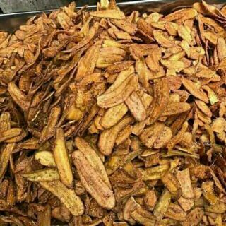 1kg chuối sấy khô rắc vừng