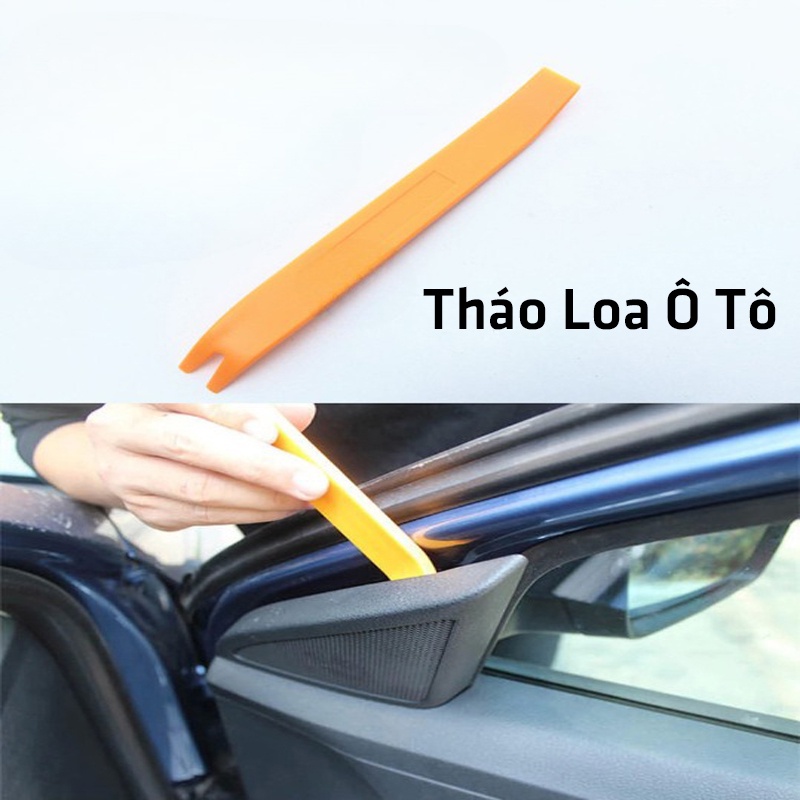 Bộ Dụng Cụ Tháo Lắp Nội Thất Ô Tô Xe Hơi 4 Món Bằng Nhựa Cao Cấp