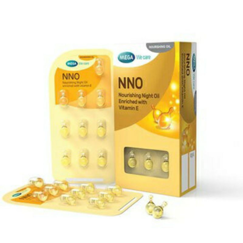 VITAMIN E NNO MẪU MỚI HỘP 30 VIÊN GIÚP DƯỠNG ẨM, TÁI TẠO, BẢO VỆ LÀN DA