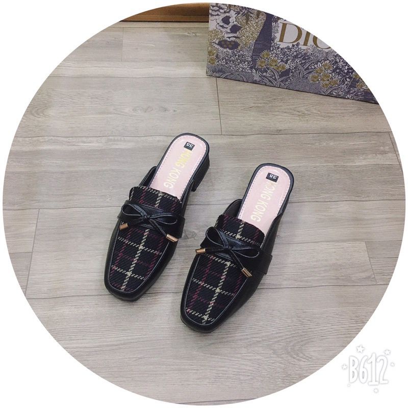 giầy sục gót 3 p phối nơ siêu đẹp siêu êm ( chuẩn hình) | BigBuy360 - bigbuy360.vn