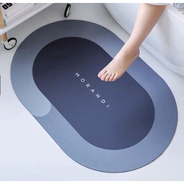 Thảm lau chân silicon chống trơn - chống trượt - siêu mềm mại - siêu thấm hút chất liệu bền bỉ dày dặn vinhhome.store