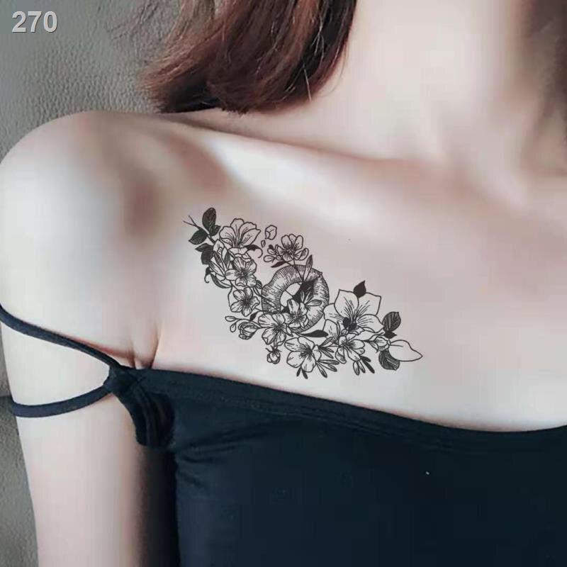 【Mới nhất】trong gió trơn hoa dán hình xăm tối không thấm nước đàn ông và phụ nữ mô phỏng lâu dài cánh tay bán vĩnh viễn