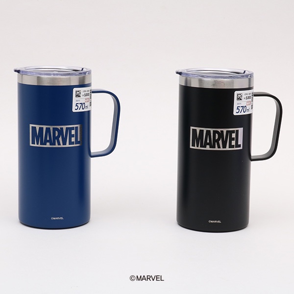 Tay cầm bằng thép không gỉ DAISO KOREA X in biểu tượng Marvel