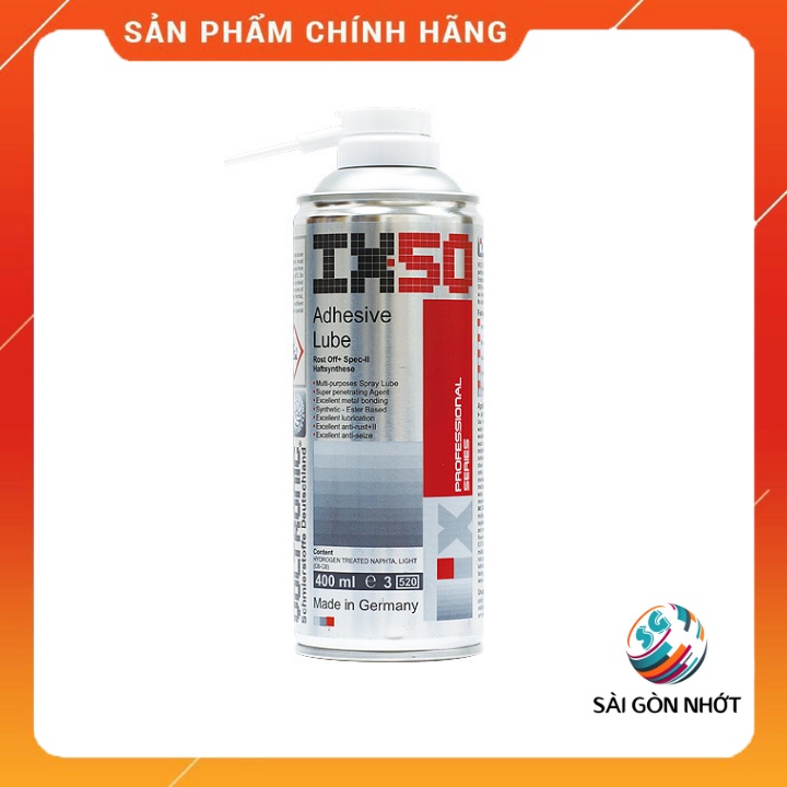 Xịt dưỡng sên,bôi trơn sên Voltronic IX50 400ml - cao cấp, chống văng - CHÍNH HÃNG VOLTRONIC