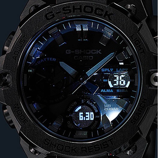 Đồng Hồ Casio Nam Dây Thép Không Ghỉ GSHOCK GST-B400D-1ADR Chính Hãng