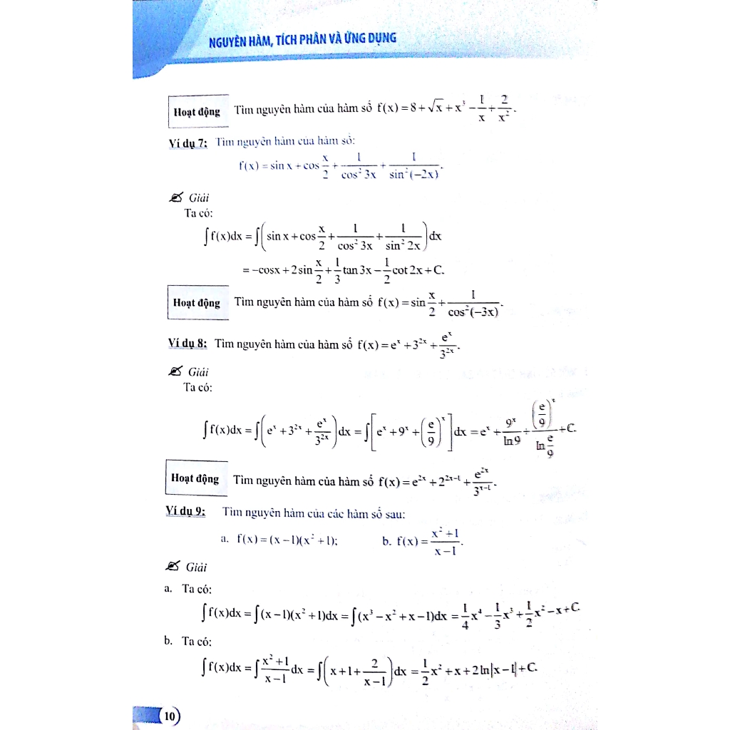 Sách - Phương Pháp Giải Các Dạng Toán THPT: Nguyên Hàm, Tích Phân Và Ứng Dụng