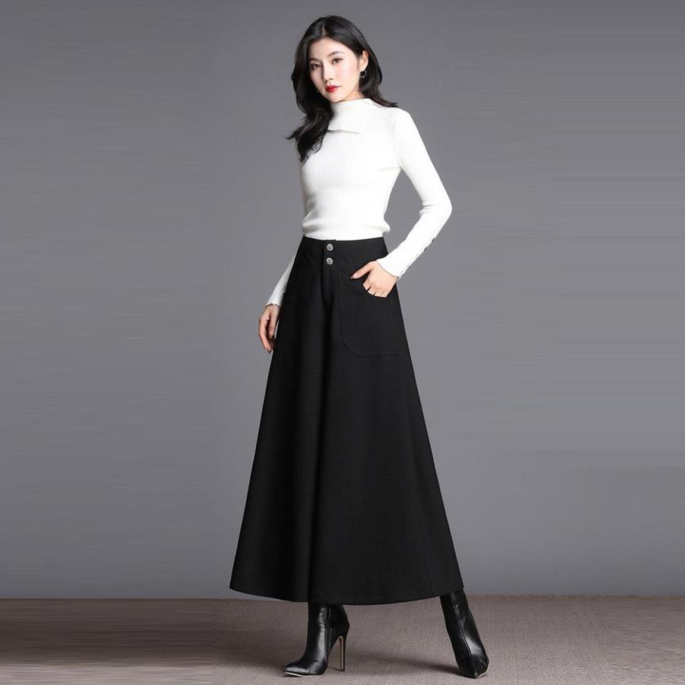 Quần suông ống rộng nữ lưng cao kéo dài chân che khuyết điểm tốt LN02 | BigBuy360 - bigbuy360.vn