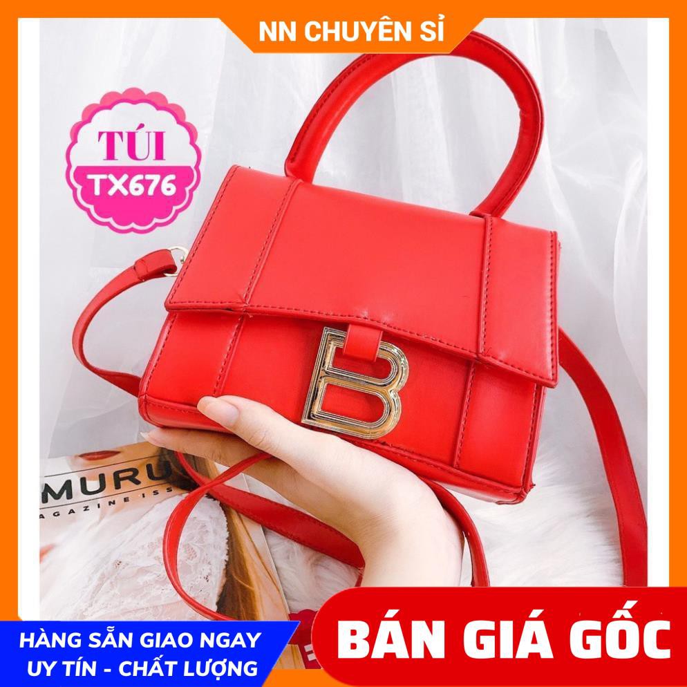 TÚI KHÓA B SANG CHẢNH (TX676) ⚡100% ẢNH THẬT⚡TÚI XÁCH GIÁ RẺ