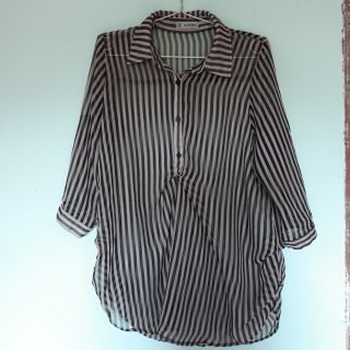 Áo sơ mi voan size m,l