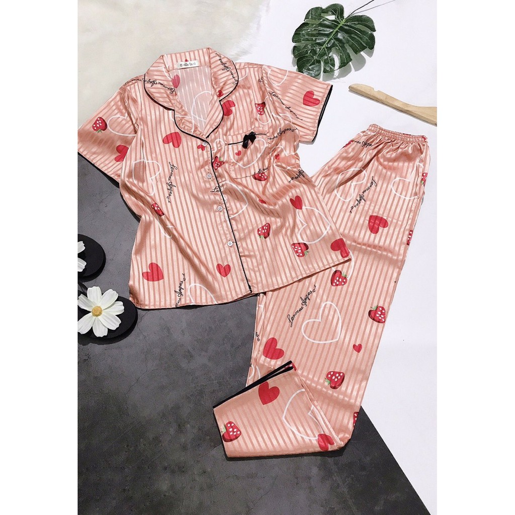 Bộ Phi Lụa Cao Cấp [ BÔ PHI LUA ÁO TAY NGẮN QUẦN DÀI] | BigBuy360 - bigbuy360.vn