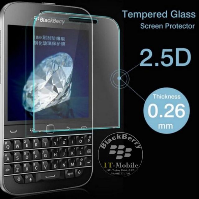 Miếng dán cường lực Blackberry Classic Q20 loại tốt