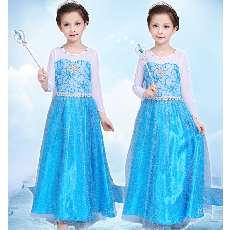 🔥Xả Hàng🔥 Váy Đầm Công Chúa Elsa Cho Bé Gái