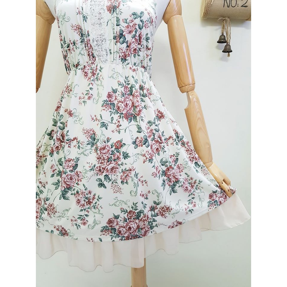 Đầm hoa Axes Femme