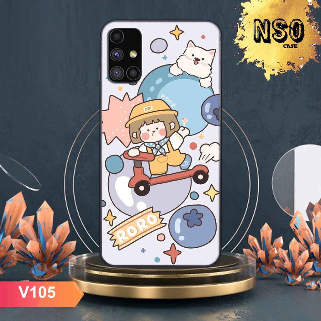 HÀNG HOT  ỐP Samsung M51- Samsung A51-Samsung A71 -Samsung A21S- Samsung A31- Samsung M21(M30S) In Hình Roro Jump Cute