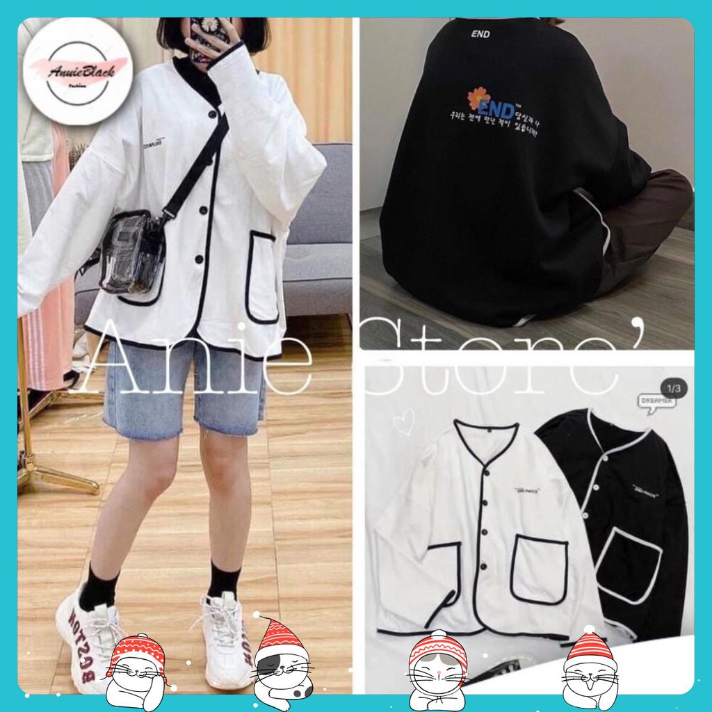 [Mã  ANUI20 hoàn 20k xu đơn 0đ] Áo Khoác Nỉ Chạy Viền ENDPAYCE 🦋 Áo Cardigan Mỏng Túi Ngực 2 Màu 🦋 A