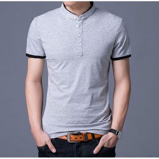 Áo thun cổ trụ