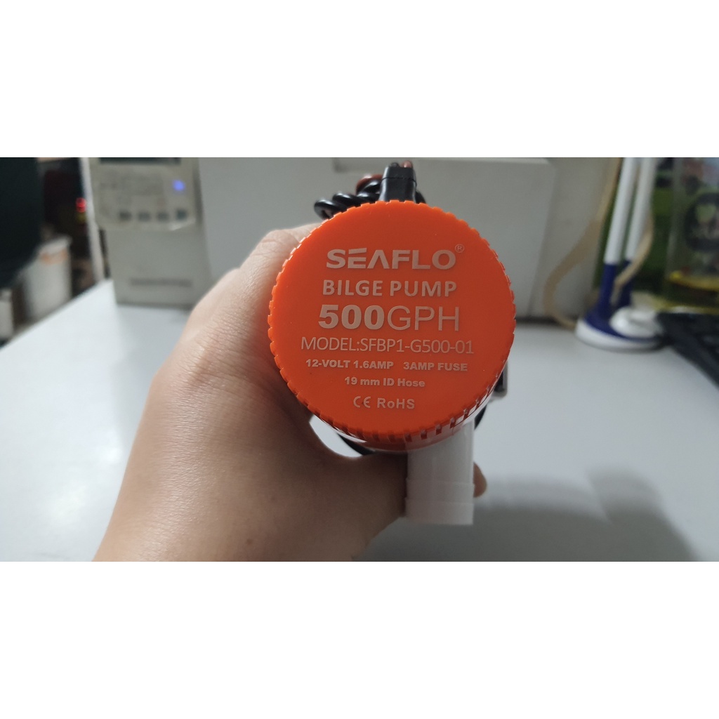 MÁY BƠM CHÌM 12V DC SEAFLO CHO TÀU THUYỀN - BƠM NƯỚC NGẬP