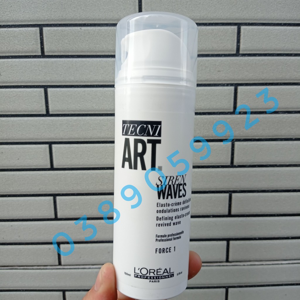 Kem Dưỡng Giữ Nếp, Tăng Sóng Xoăn L'oreal HOLLYWOOD WAVES SIREN WAVES 150ml