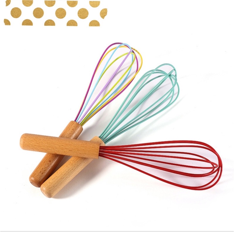 Phới lồng đánh trứng cán gỗ