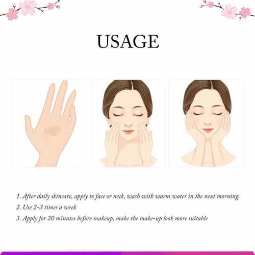 Mặt Nạ Ngủ Trà Xanh Laikou Matcha Dưỡng Trắng, Giữ Ẩm, Ngăn Mụn - Sleeping Face Mask