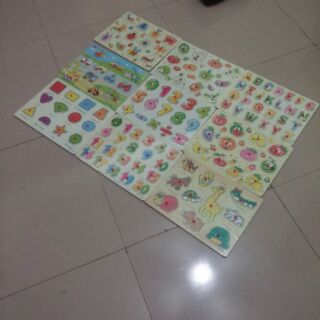 6 bảng ghép có núm các chủ đề