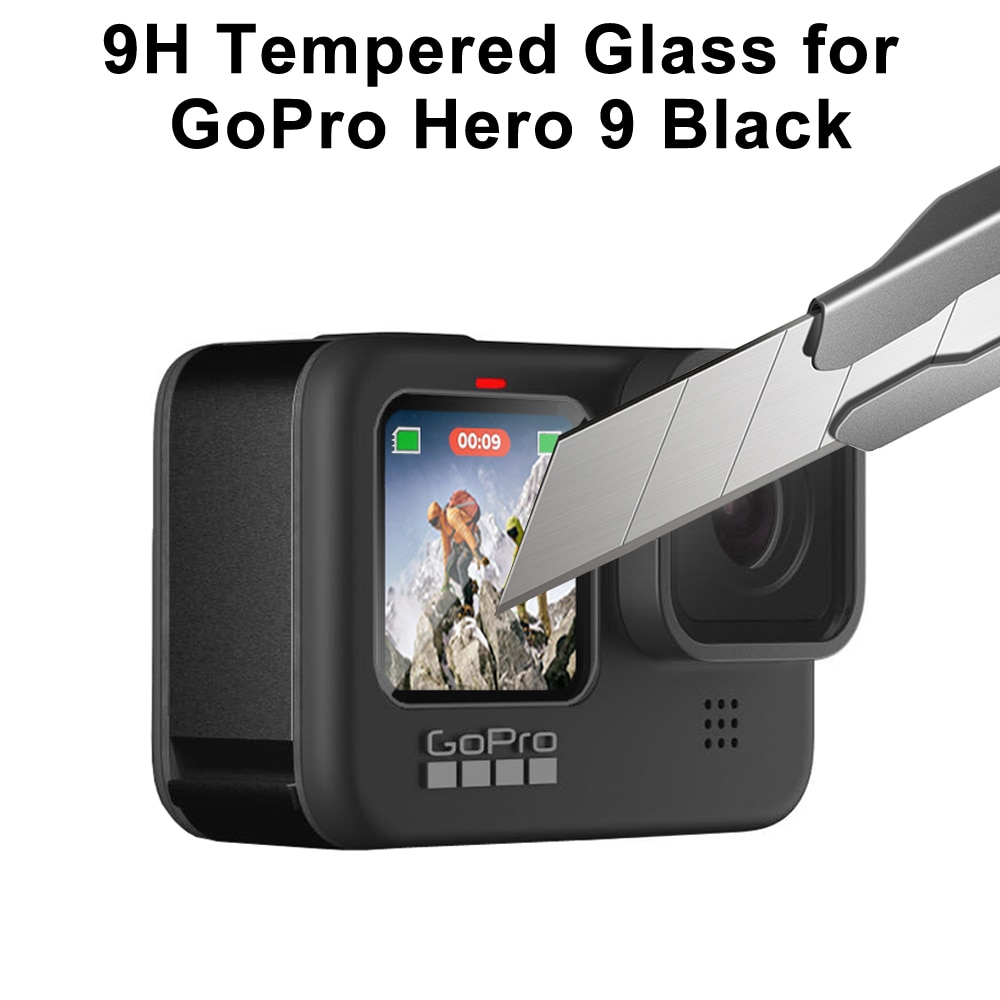 Kính Cường Lực Bảo Vệ Camera 3 Trong 1 Cho Gopro Hero 9