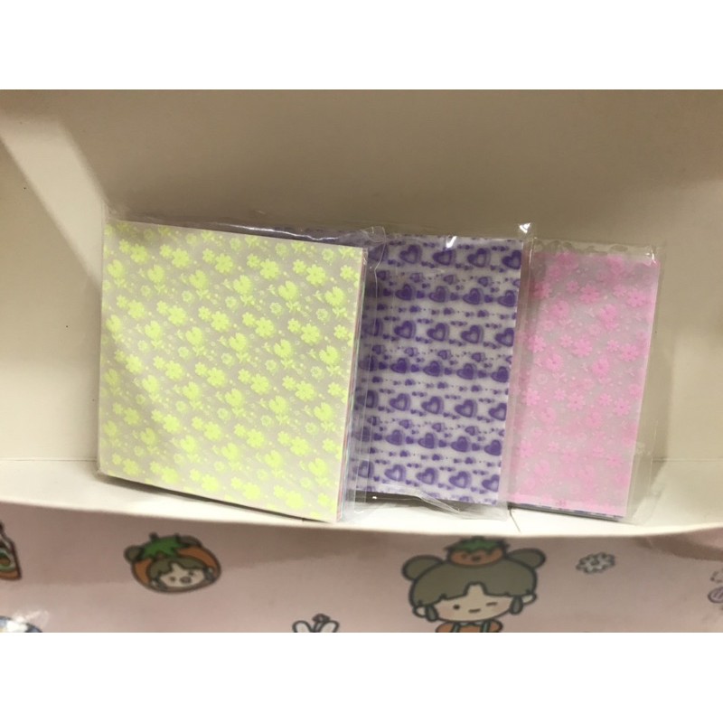 Giấy gấp hạc phát sáng 7*7cm