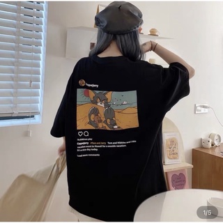 ÁO THU  UNISEX MÈO TOM - FREESIZE
