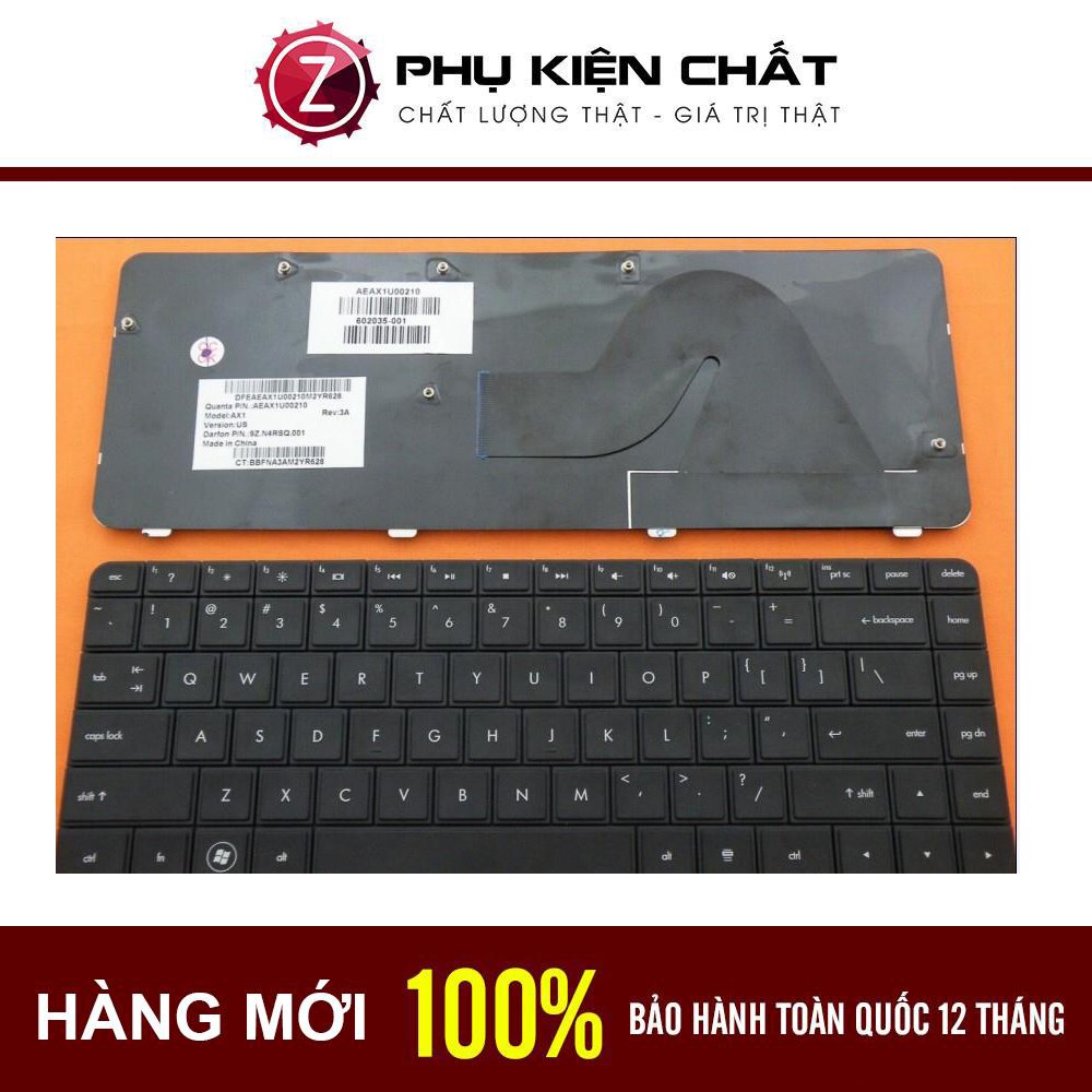 Bàn phím cho Laptop HP Compaq Presario CQ42, HP G42-Bảo hành toàn quốc 12 tháng!