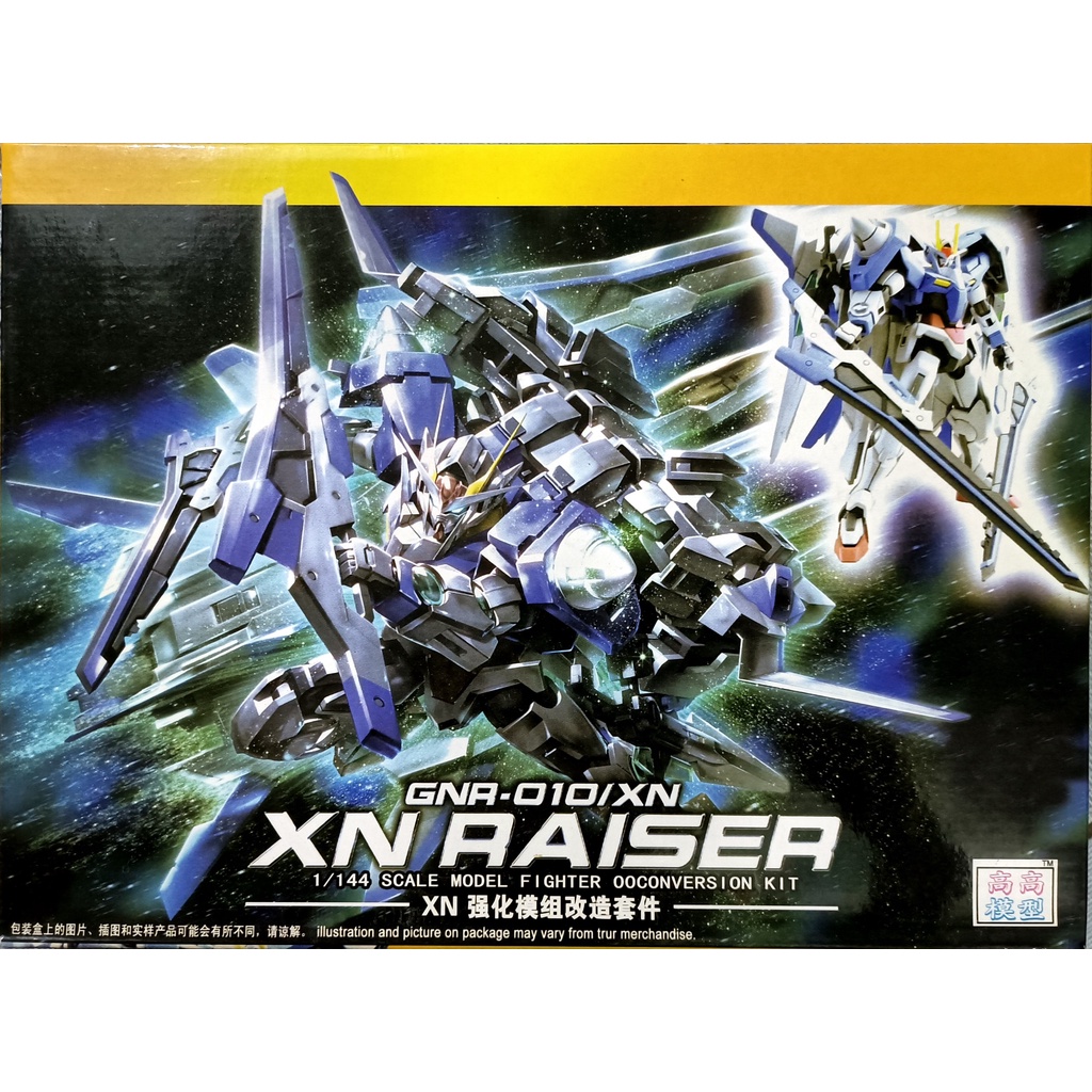 Gundam HG XN 00 Raiser TT Hongli Phụ kiện Mô hình nhựa lắp ráp 1/144 GNR 00 Fighter