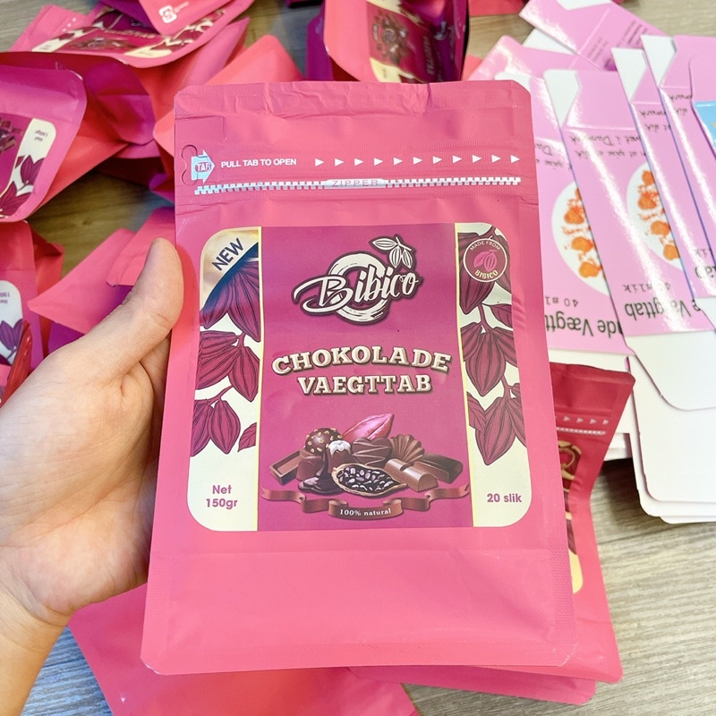 kẹo giảm cân socola đan mạch màu hồng #5
