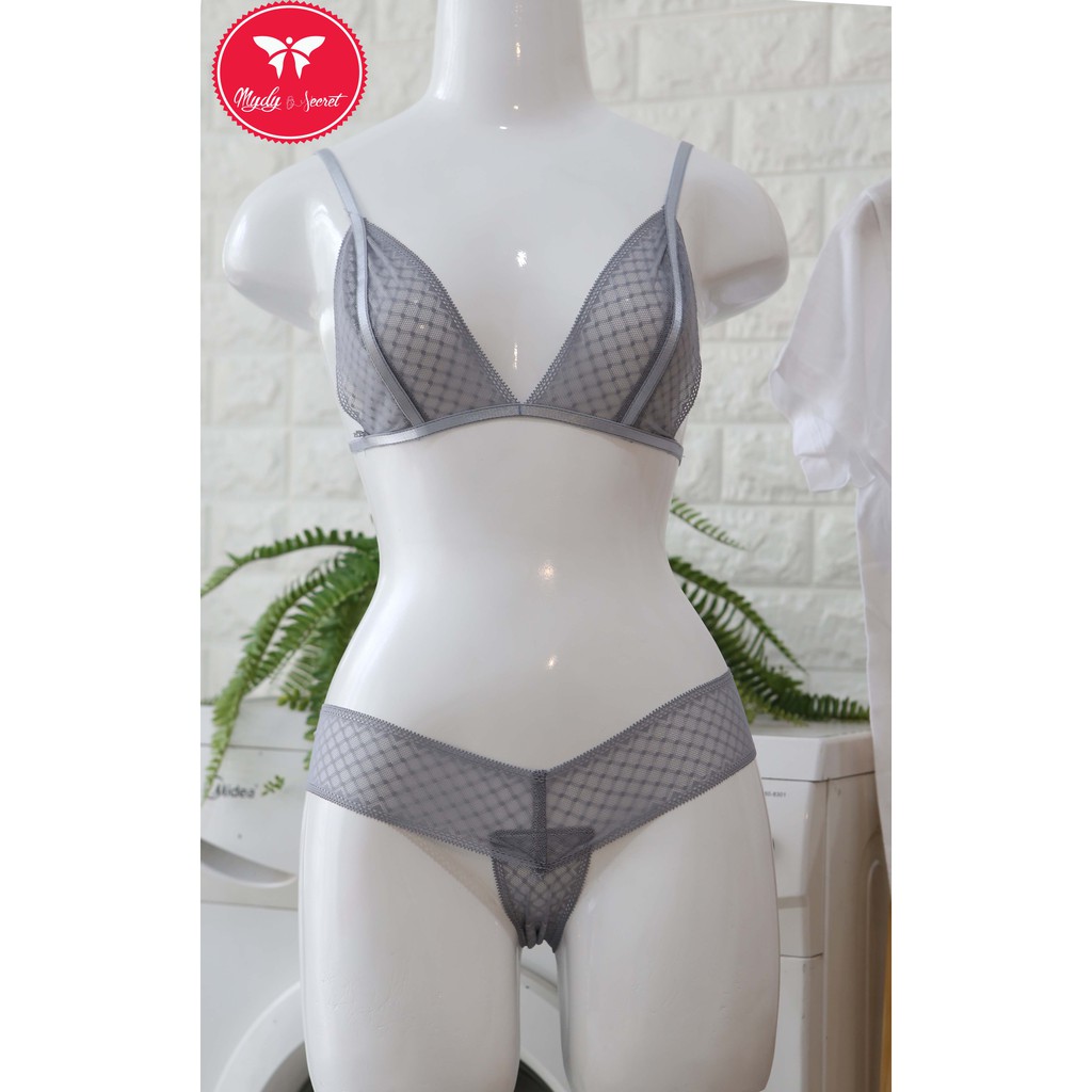 [SIÊU SALE] Đồ lót ren quyến rũ Mydy Secret - Xám | BigBuy360 - bigbuy360.vn