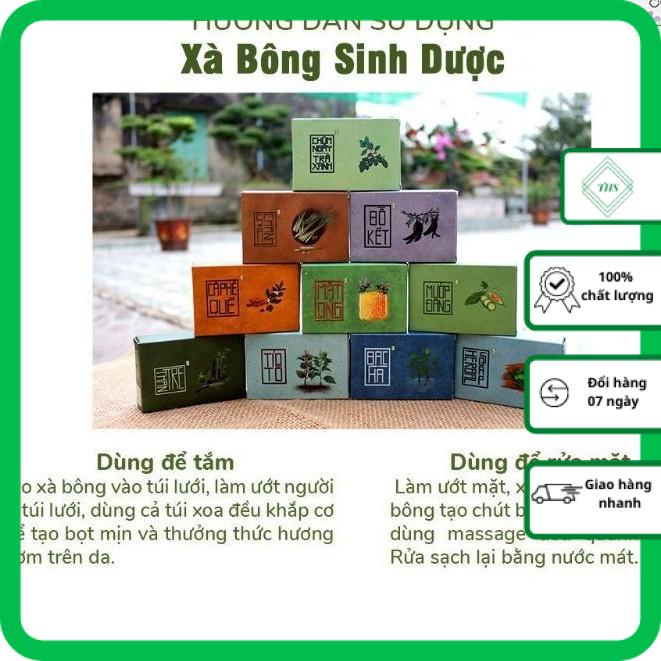 Soap xà bông sinh dược cho face &amp; body - 100% thành phần từ thiên nhiên Handmade