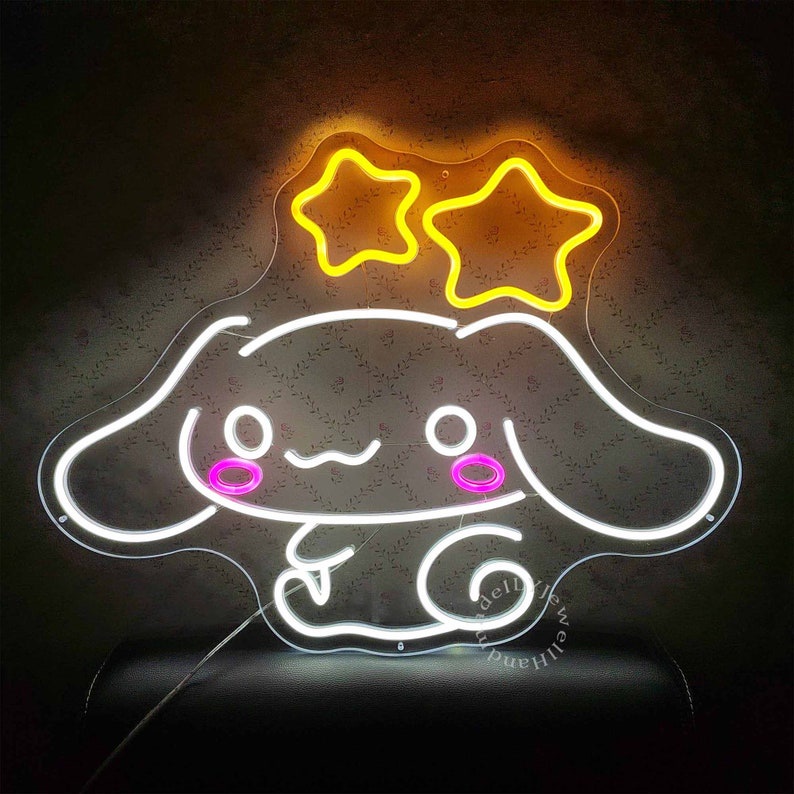 Đèn Led Neon sign anime trang trí mẫu Cinnamoroll