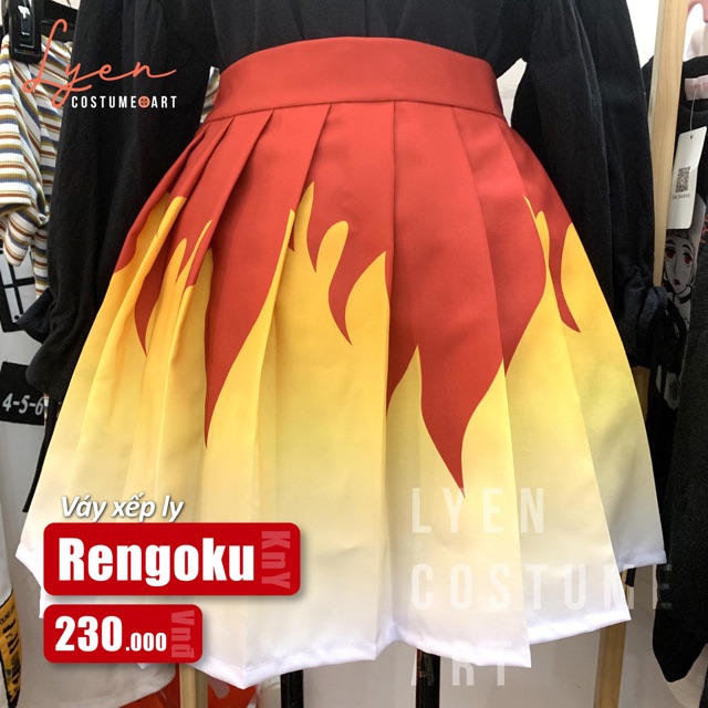Váy xếp ly Rengoku