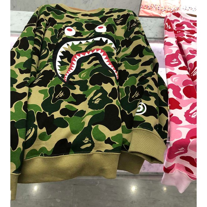 【Real shot】【Fast delivery】Classic New Bape Bathing Ape Men Women Ape Head Sweater