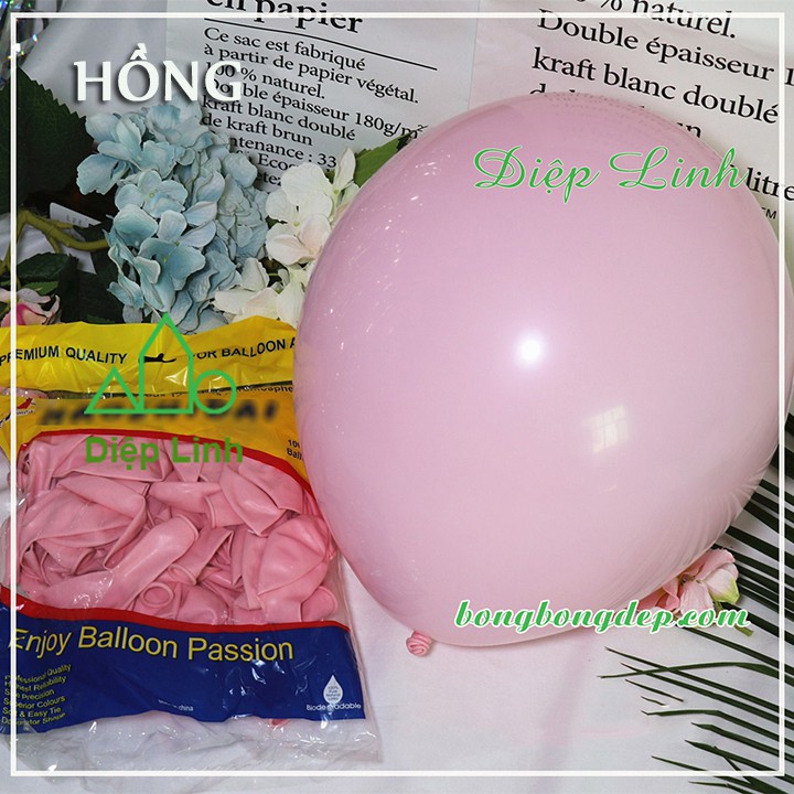 BÓNG TRÒN MÀU PASTEL - BÓNG MACARON SIZE 10"
