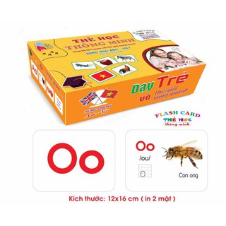 [Loại mới]Bộ Thẻ Học Thông Minh loại to Flashcard 18 chủ đề