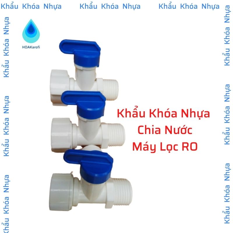 Khẩu Khóa Nhựa Chia Nước - Máy Lọc Nước Ro