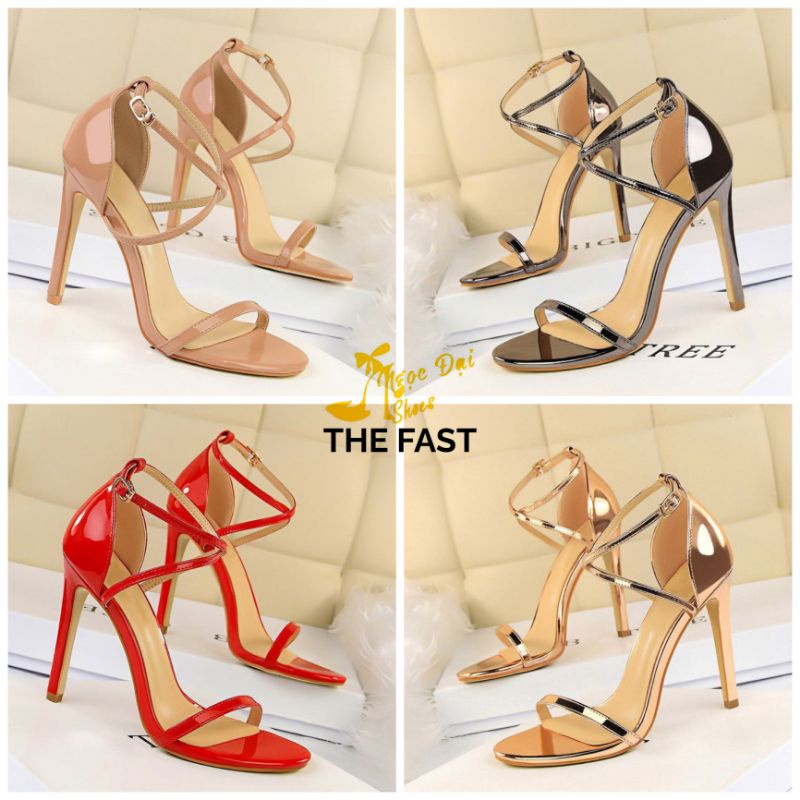 Giày xăng đan gót nhọn quai chéo chân sành điệu NĐ221