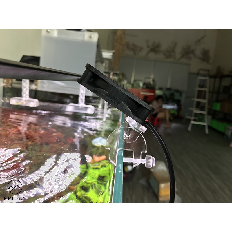 CHÂN QUẠT MICA TRÒN TRONG SUỐT MẪU MỚI SIÊU ĐẸP - CHÂN GẮN QUẠT THUỶ SINH