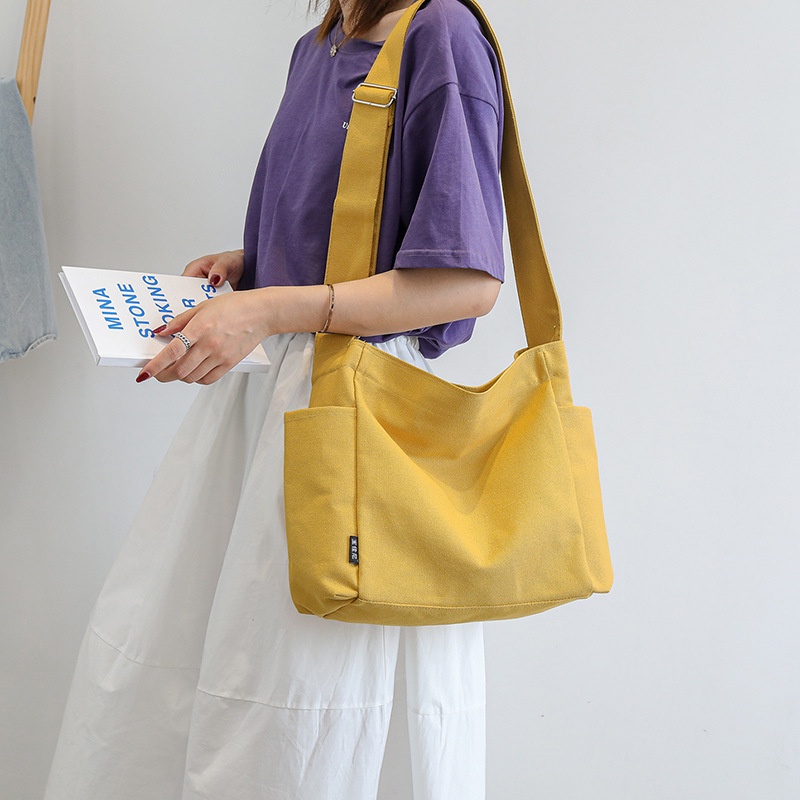 Túi đeo chéo ENVIROSAX vải canvas thiết kế đơn giản thời trang cho nữ