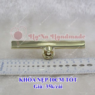 Khóa Nẹp 10cm (Màu: Vàng, Đen-42k/cái)